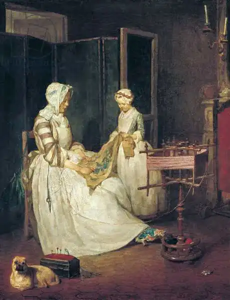 Chardin, Jean-Siméon: The Laborious Mother