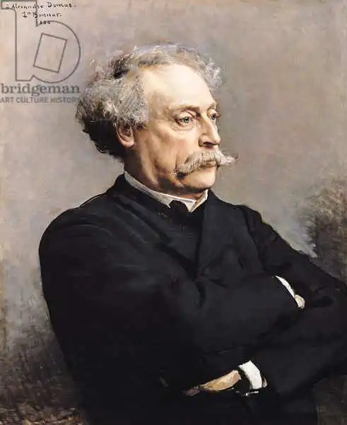 Bonnat, Leon Joseph Florentin: Alexandre Dumas Fils (1824-95) 1886