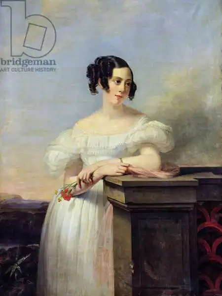 Dubufe, Claude-Marie: Portrait of Madame Vaussard