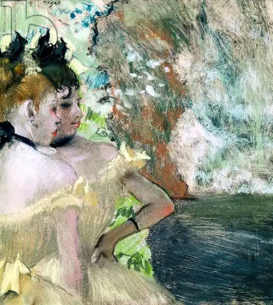 Degas, Edgar: Ballerini nelle ali