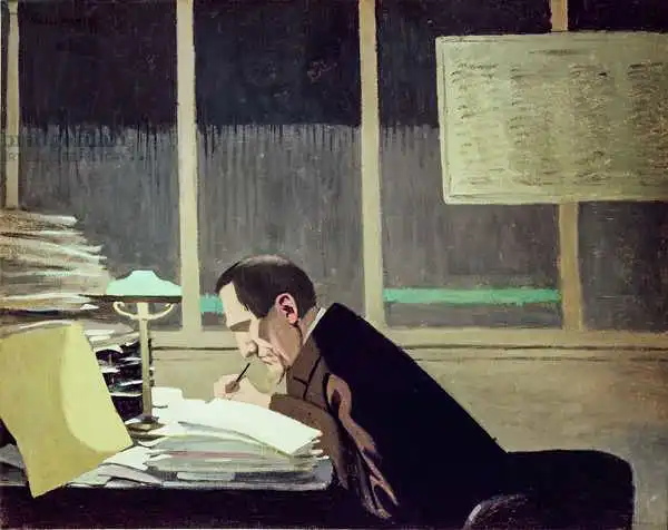 Vallotton, Félix: Felix Feneon (1861-1944) at 
