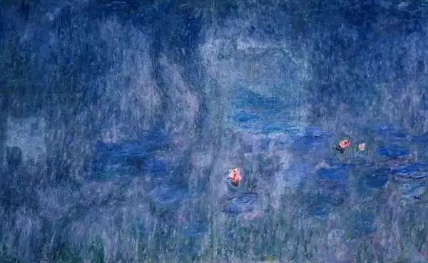 Monet, Claude: Waterlilies: Reflections of Trees, detail from the central section, 1915-26