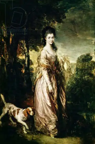 Gainsborough, Thomas: Portrait of Mrs. Lowndes-Stone (1758-1837)