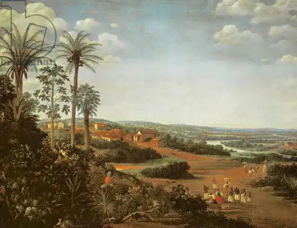 Post, Frans Jansz: The Village of Serinhaem, Brazil