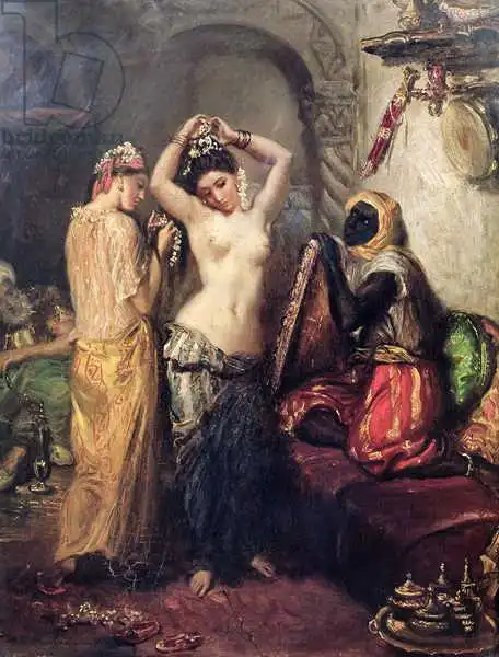 Chassériau, Théodore: The Toilet in the Seraglio