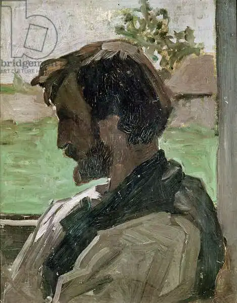 Bazille, Jean Frederic: Self Portrait at Saint-Saveur