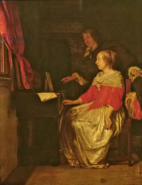 Metsu, Gabriel: The Virginal Lesson