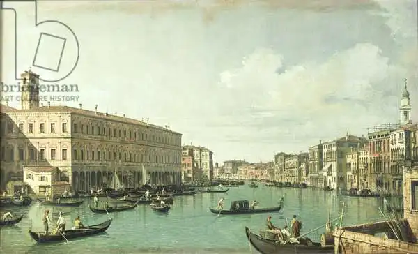 Canaletto, Giovanni: The Grand Canal from the Rialto Bridge