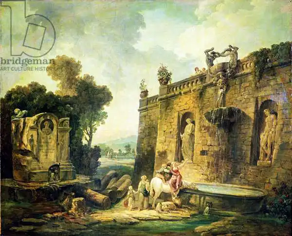 Robert, Hubert: The Watering Place