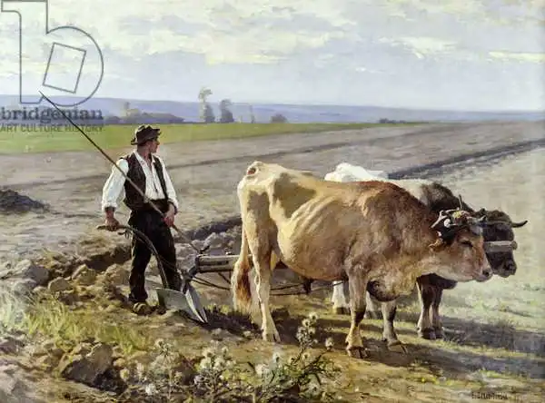 Debat-Ponsan, Edouard: The Furrow