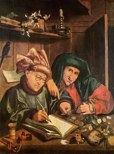Reymerswaele, Marinus van: The Money Lenders