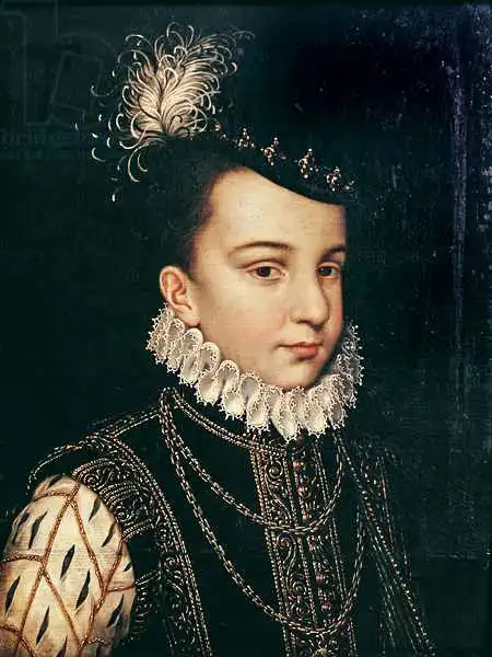 Clouet, François: Portrait of Francois Hercule de France (1554-84) Duc d