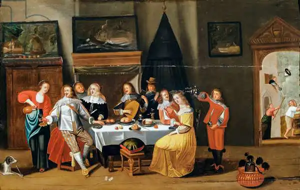 Flemish school (17th century): The Feast