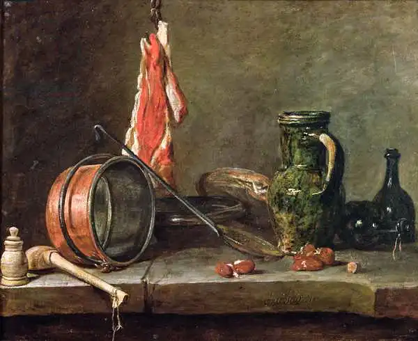 Chardin, Jean-Siméon: Still life: Feast...