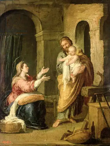 Murrilo, Bartolome: The Holy Family, c.1660-70
