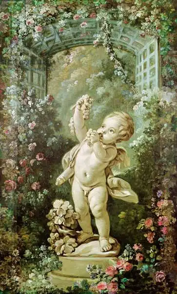 Boucher, Francois: Cupid with Grapes