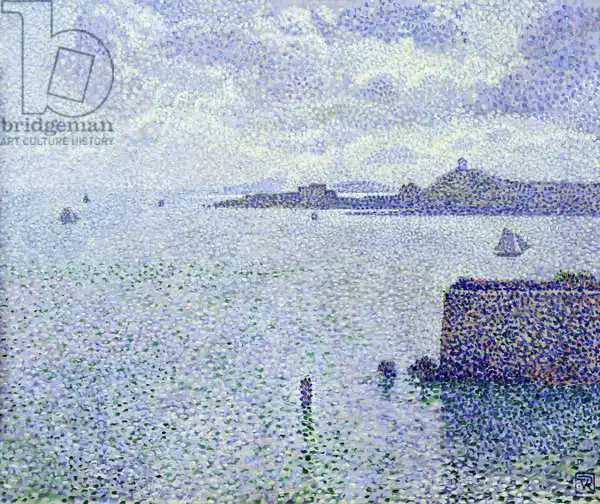 Rysselberghe, Théo van: Sailing Boats in an Estuary, c.1892-93
