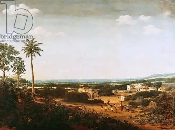 Post, Frans Jansz: House of a Portuguese Nobleman in Brazil