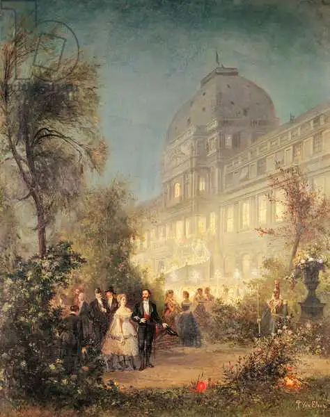 Elven, Pierre Tetar van: Evening Party at the Tuileries, 10th June 1867