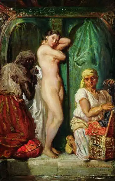 Chassériau, Théodore: The Bath in the Harem