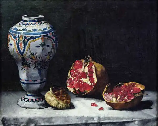 Ribot, Auguste Theodule: Nature morte avec une grenade