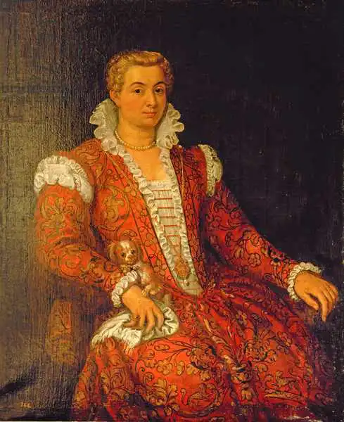 Veronese, Paolo: Portrait presumed to be Livia Colonna (d.1552)