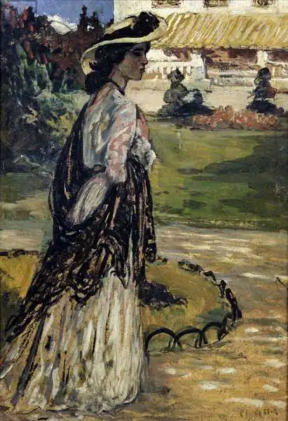 Cottet, Charles: Woman in a Park