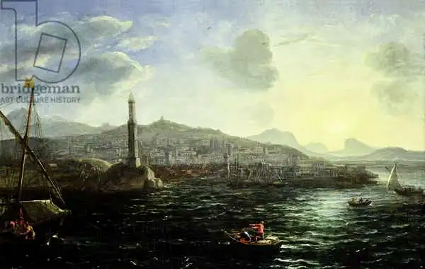 Lorrain, Claude: The Port of Genoa, Sea View
