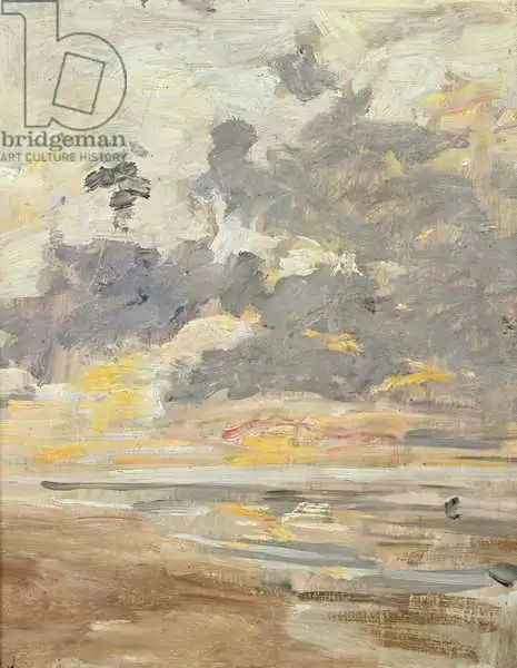 Boudin, Eugene Louis: Large Sky, c.1888-95