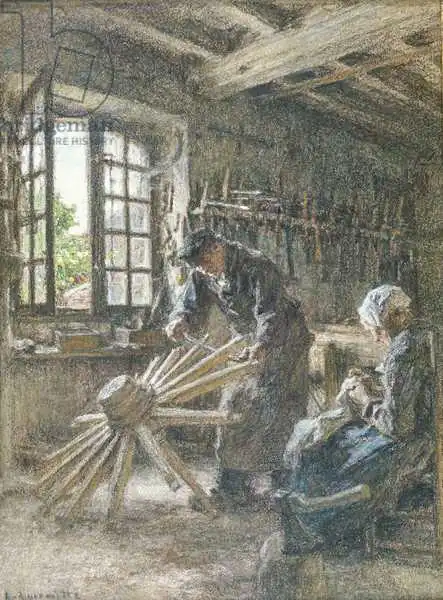 Lhermitte, Léon Augustin: The Old Cartwright and his Wife