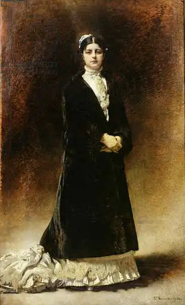 Bonnat, Leon Joseph Florentin: Portrait of Emanuella Pignatelli, Countess Potocka