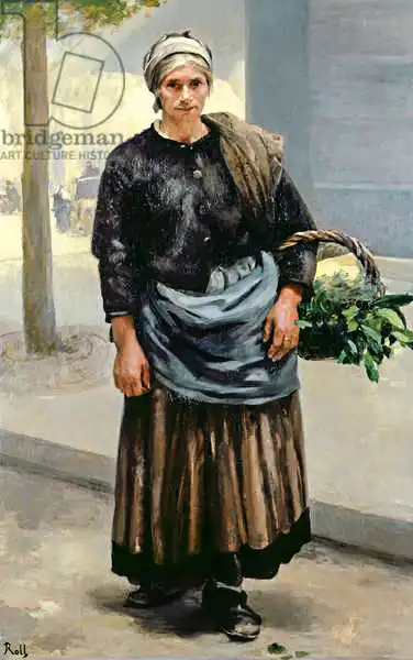 Roll, Alfred: Marianne Orfrey, Vegetable Seller