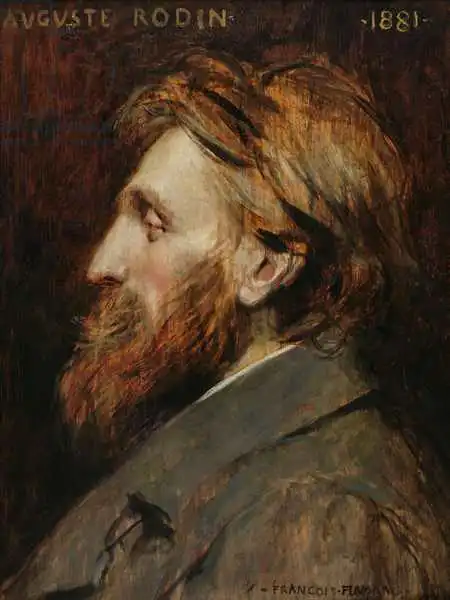 Flameng, Francois: Portrait d