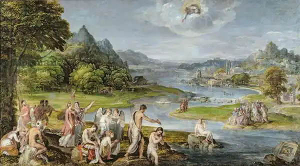 Sustris, Lambert: The Baptism of Christ