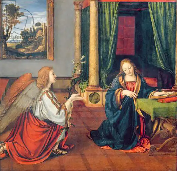 Solario, Andrea: The Annunciation