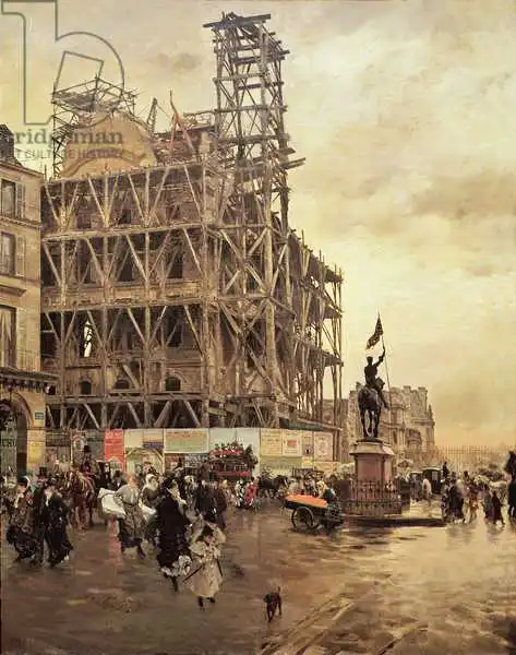 Nittis, Giuseppe de: The Place des Pyramides, Paris