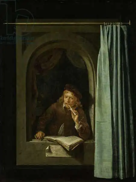 Dou, Gerrit: Self Portrait
