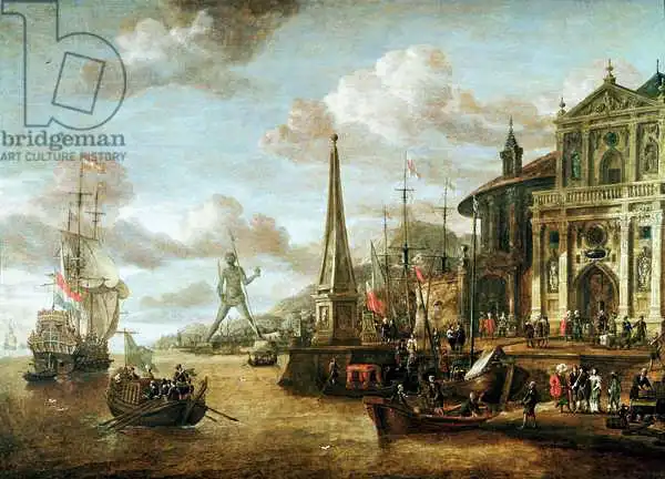 Storck, Abraham: The Port of Rhodes
