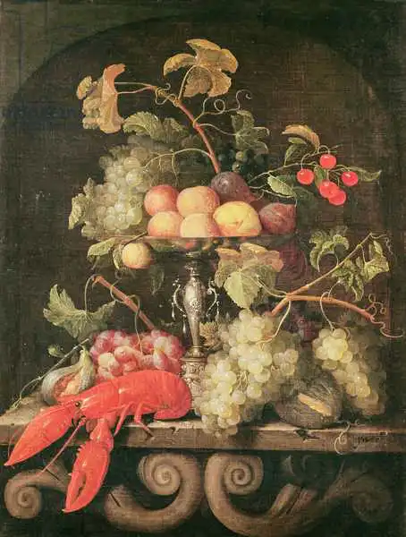 Son, Joris van: Still Life with a Lobster