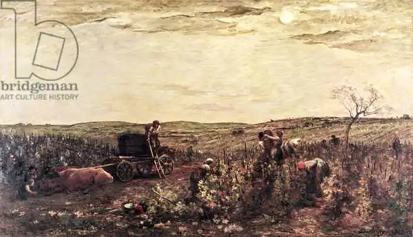 Daubigny, Charles-Francois: The Wine Harvest in Burgundy