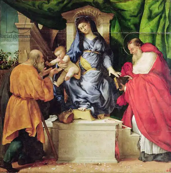 Lotto, Lorenzo: La madone des roses