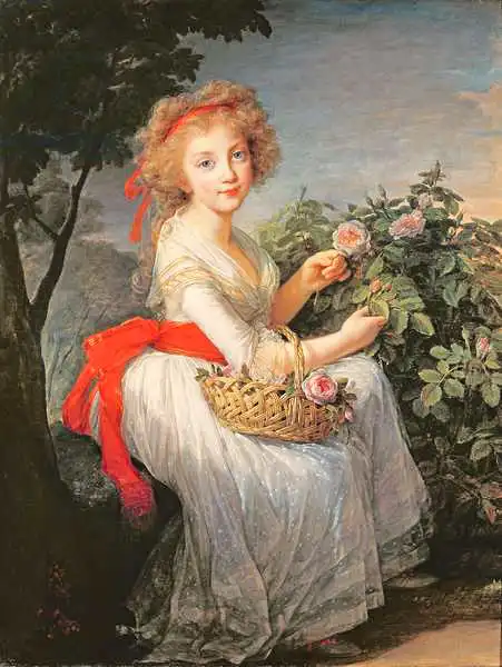 Vigée-Lebrun, Louise: Portrait of Marie-Christine of Bourbon-Naples (1779-1849)