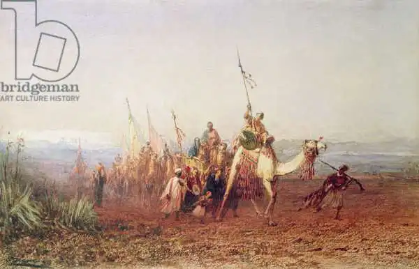 Ziem, Félix: Une caravane sur le chemin du Caire