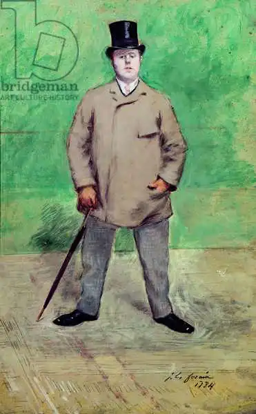 Forain, Jean Louis: Jacques-Emile Blanche (1861-1942) 1884