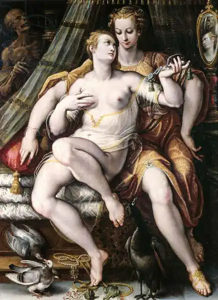 Straet, Jan van der: Vanity, Modesty a...