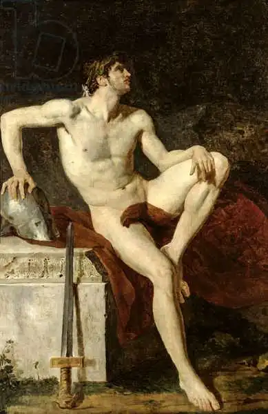 Drouais, Jean-Germain: Gladiateur assis