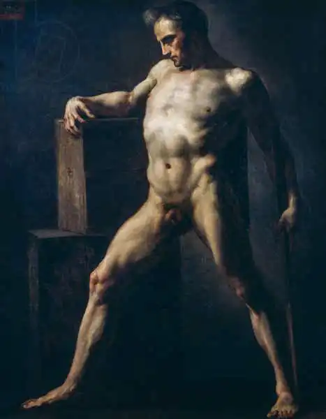 Géricault, Théodore: Study of a Man, c...