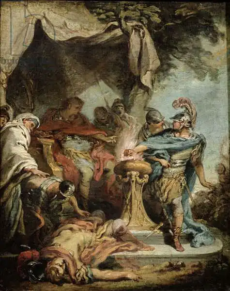 Boucher, Francois: Mucius Scaevola before Porsenna
