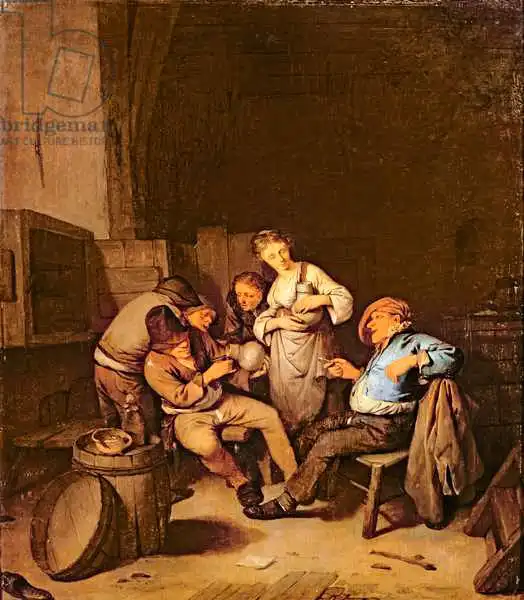 Bega, Cornelis: Interior of a Dutch Tavern
