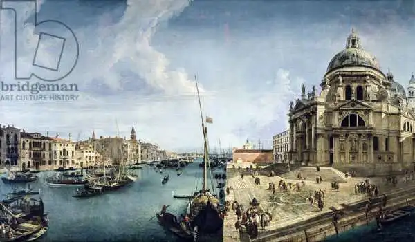 Marieschi, Michele: Entrance to the Grand Canal and Santa Maria della Salute, Venice